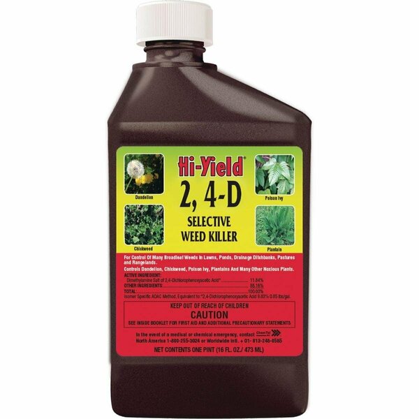 Hi-Yield 2, 4-D 16 Oz. Concentrate Selective Weed Killer 21414